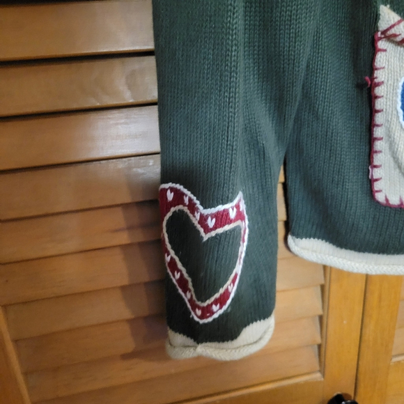 Christopher & Banks Christmas Sweater Cardigan Womens L - Picture 4 of 8